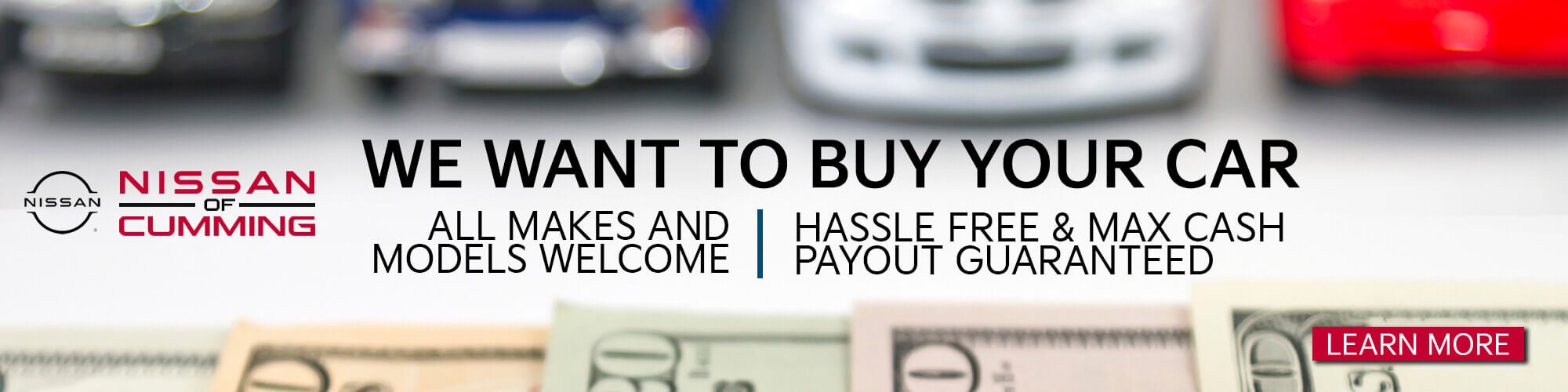 WE WANT TO BUY YOUR CAR